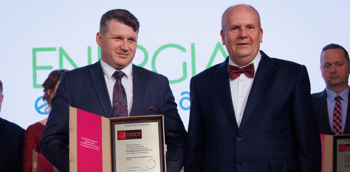 Energia Euro Park laureatem programu Przedsiębiorstwo Fair Play