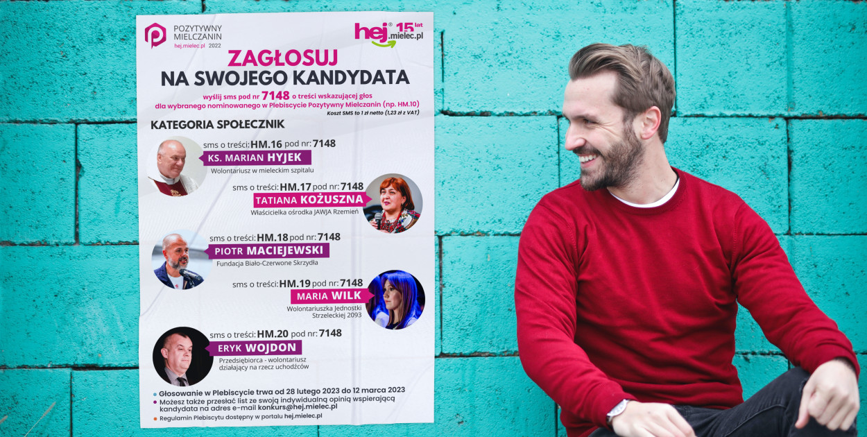 Plebiscyt Pozytywny Mielczanin! Głosowanie SPOŁECZNIK