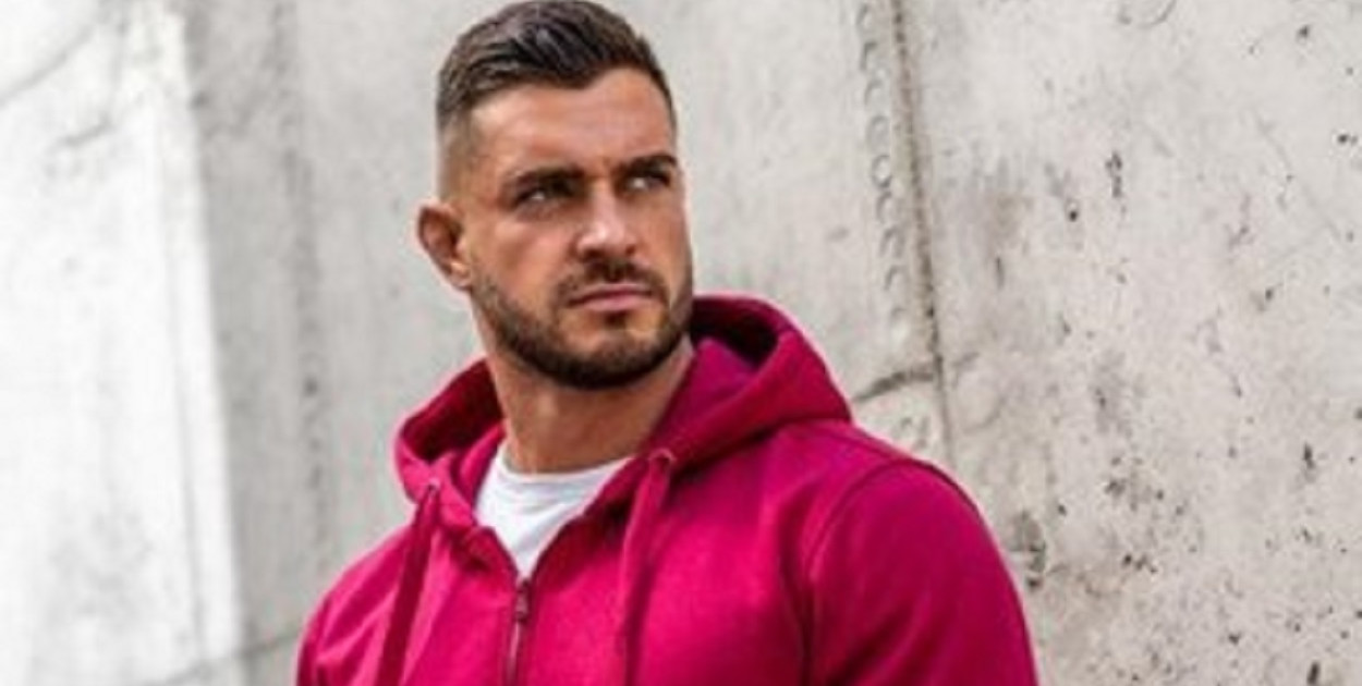 Męska bluza z zamkiem