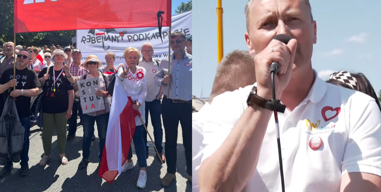 Marsz opozycji w Warszawie z mieleckimi akcentami