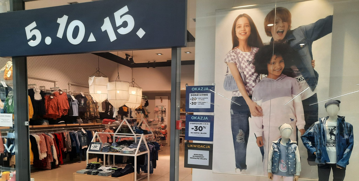 WYPRZEDAŻ w sklepie 5.10.15 w Galerii Aura!