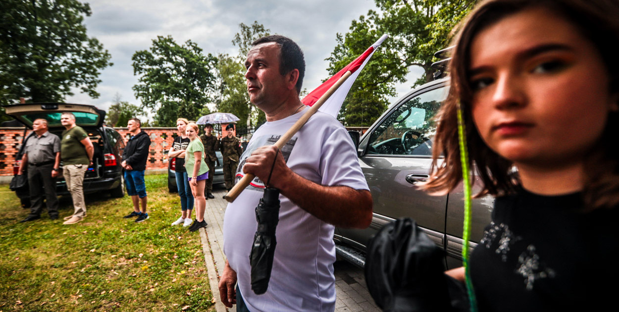 79. rocznica wybuchu Powstania Warszawskiego. Mielec, 1 sierpnia 2023 r. Fot. Kacper Strykowski / hej.mielec.pl