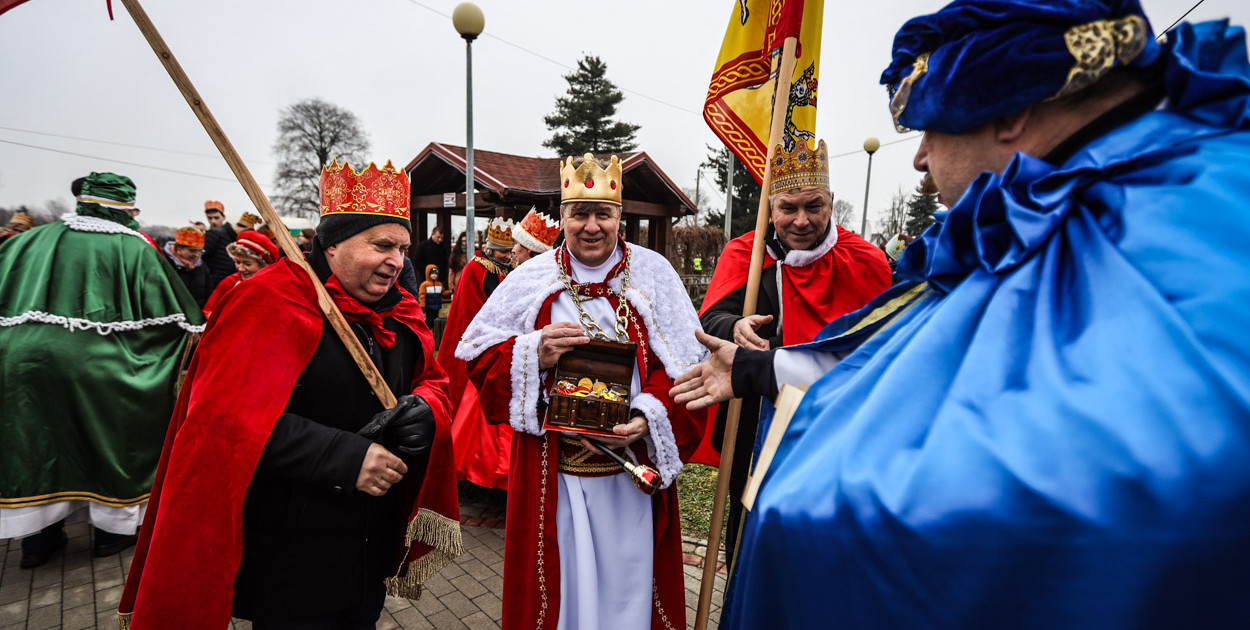 Orszak Trzech Króli w Gawłuszowicach. Fot. Kacper Strykowski / hej.mielec.pl