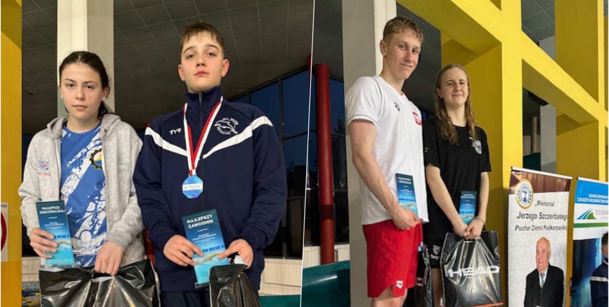 Grad medali dla mieleckich pływaków