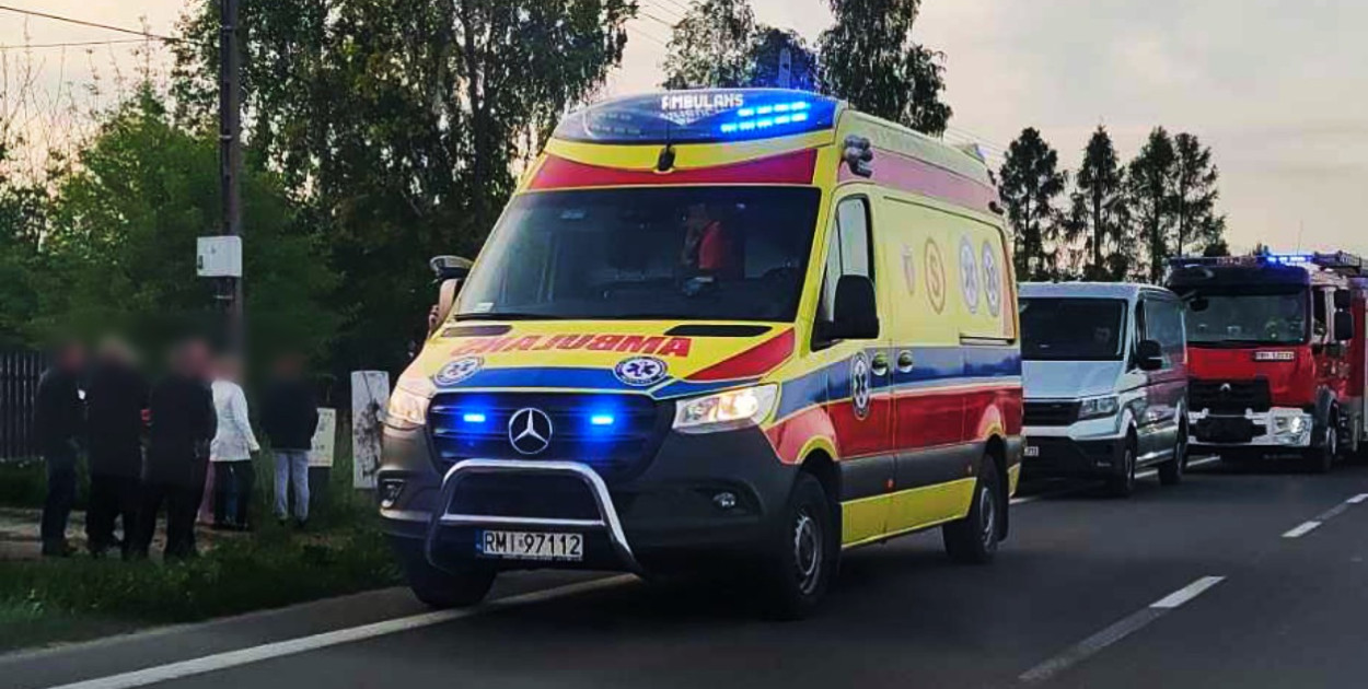 Wypadek w Tuszymie! Kierowca w szpitalu