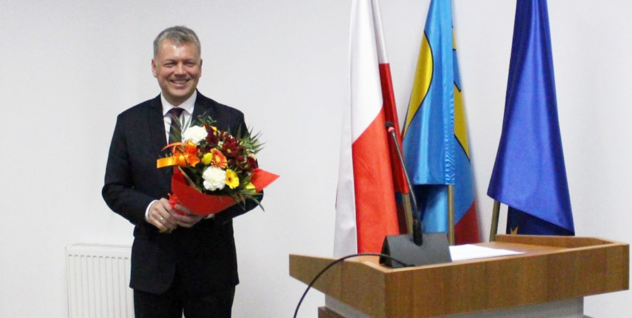 Krzysztof Węgrzyn, nowy wójt Gminy Mielec. 7 maja 2024 r. Fot. Gmina Mielec