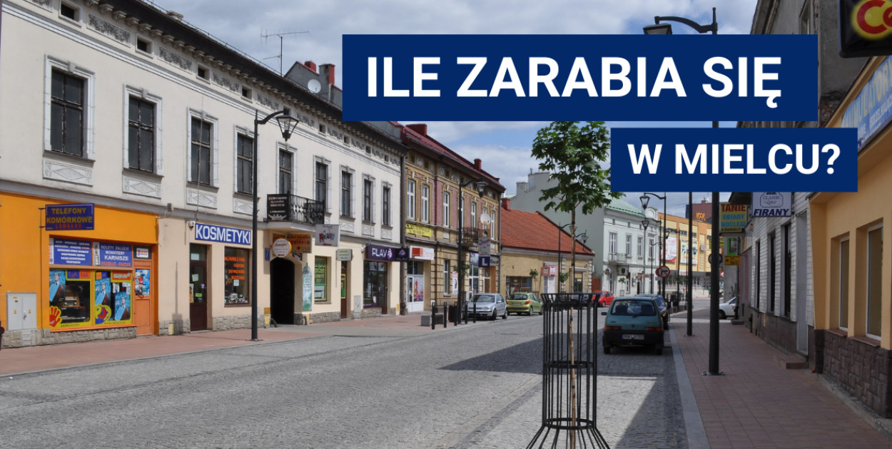 Średnie miesięczne wynagrodzenie w Mielcu. Liczba osób pracujących w powiecie miel