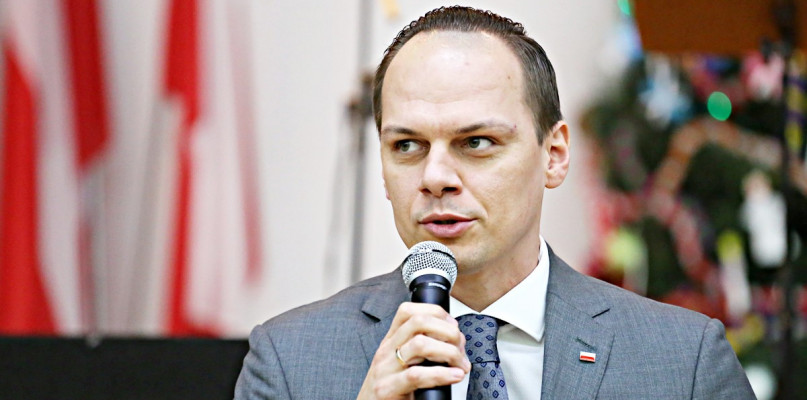 Rafał Weber na spotkaniu opłatkowo-noworocznym PiS w Mielcu - 27 stycznia 2019 r.