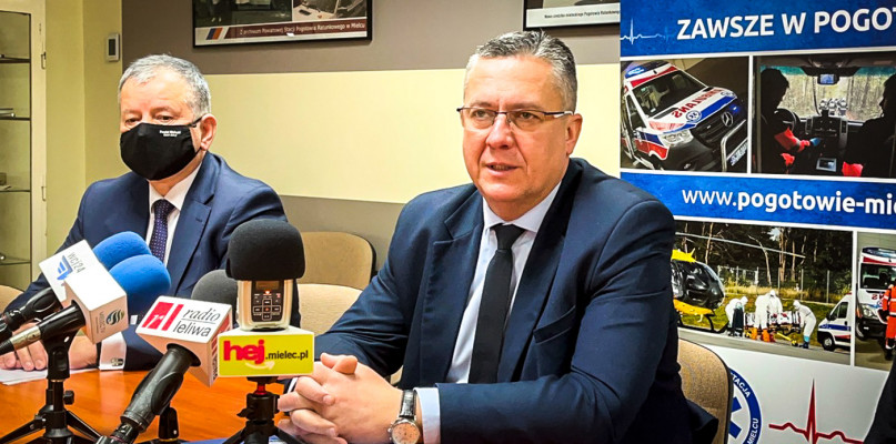 Grzegorz Gałuszka, dyrektor Podkarpackiej Stacji Pogotowia Ratunkowego w Mielcu.