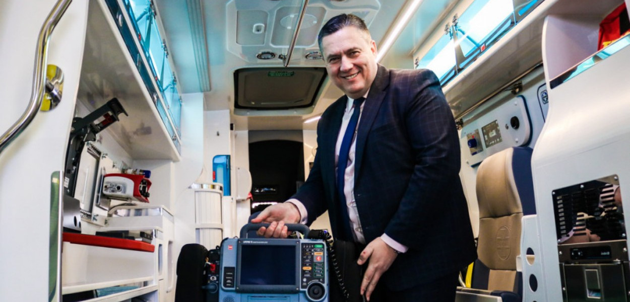 Grzegorz Gałuszka, dyrektor Podkarpackiej Stacji Pogotowia Ratunkowego w Mielcu.
