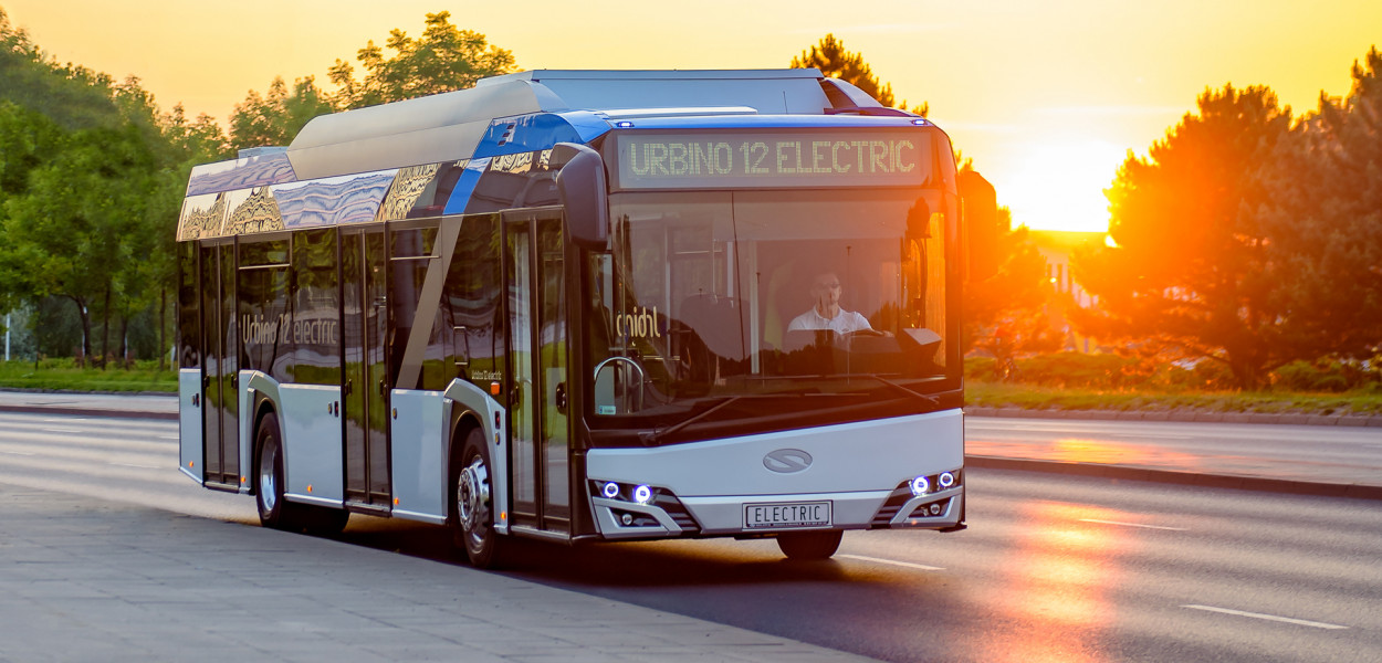 Miasto w listopadzie 2021 roku testowało elektryczny autobus od firmy Solaris (fot. materiały prasowe Solaris)