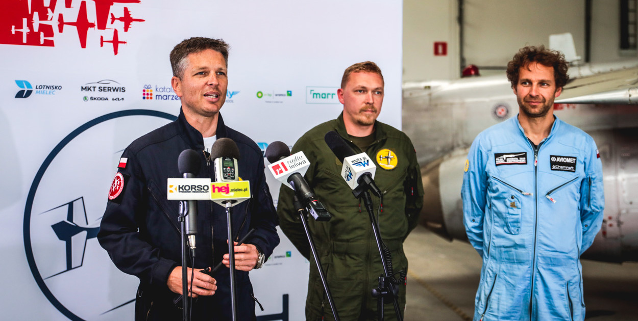 Od lewej: Jakub Kubicki, Maciej Kulaszewski i Maciej Pospieszyński. Fot. Kacper Strykowski / hej.mielec.pl