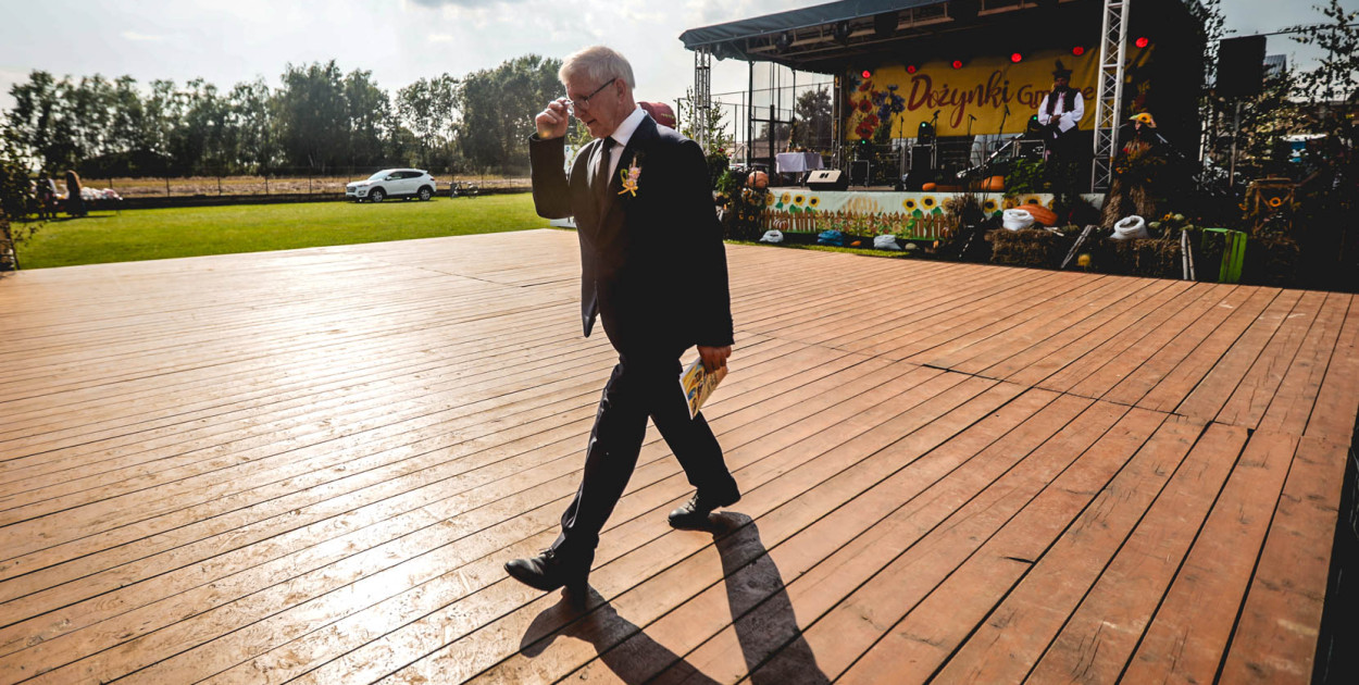 Józef Rybiński, burmistrz Radomyśla Wielkiego. Fot. Kacper Strykowski / hej.mielec.pl