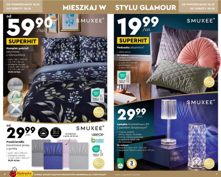 Biedronka artykuły do domu