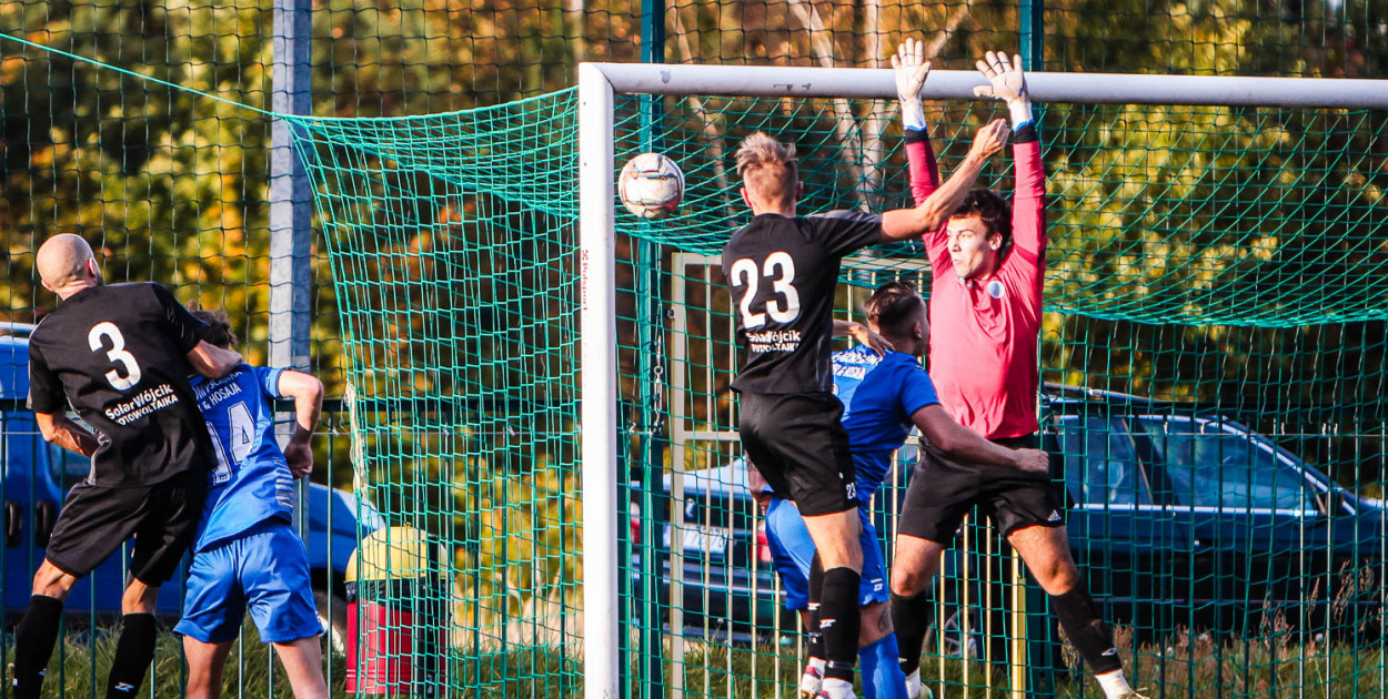 SMOCZANKA MIELEC – RADOMYŚLANKA RADOMYŚL WIELKI. Na zdjęciu gol na 1:0.