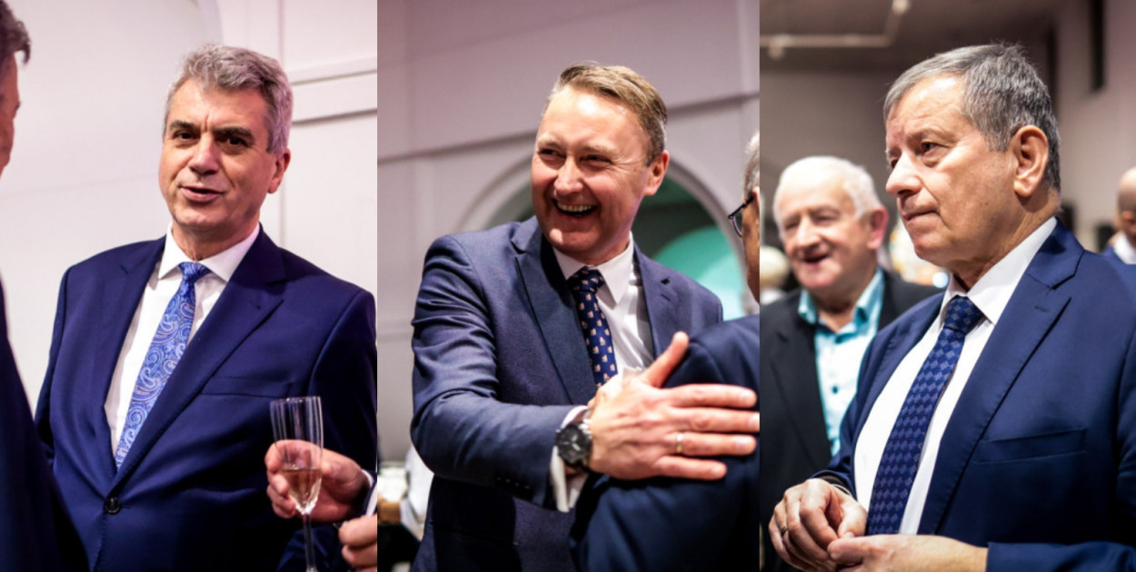 Na zdjęciu od lewej: Bogdan Bieniek, Jacek Wiśniewski, Stanisław Lonczak. Fot. Marta Badowska