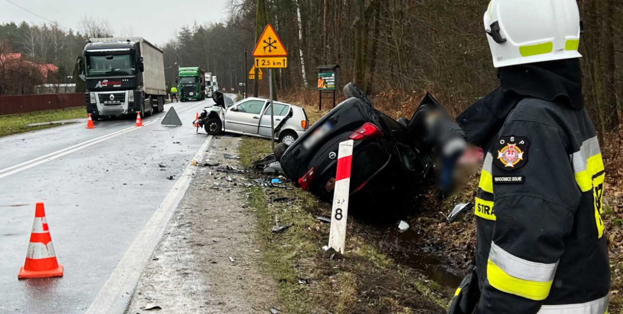 Wypadek w Piątkowcu. 20 lutego 2024 r.