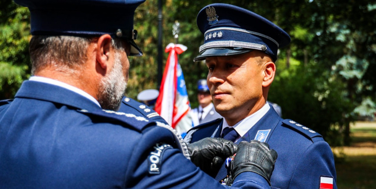 Nadkom. Paweł Leś - od 16 listopada p.o. komendanta Komendy Powiatowej Policji w Mielcu. Fot. Kacper Strykowski / hej.mielec.pl