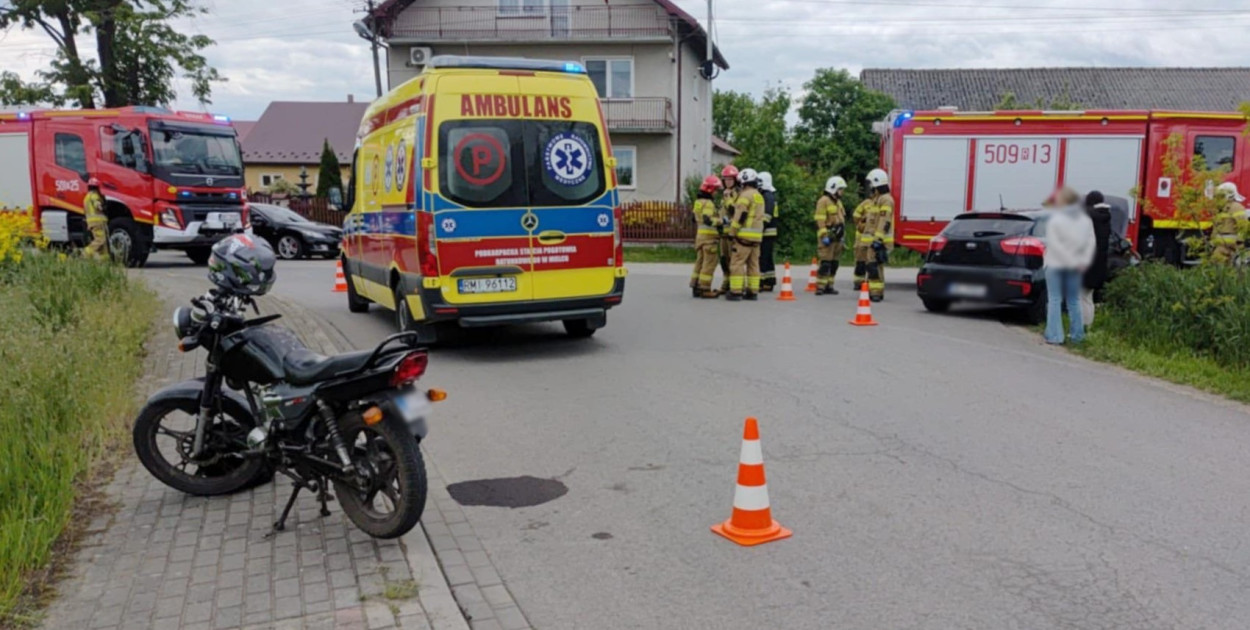 Wypadek w Łysakówku. Kobieta w szpitalu