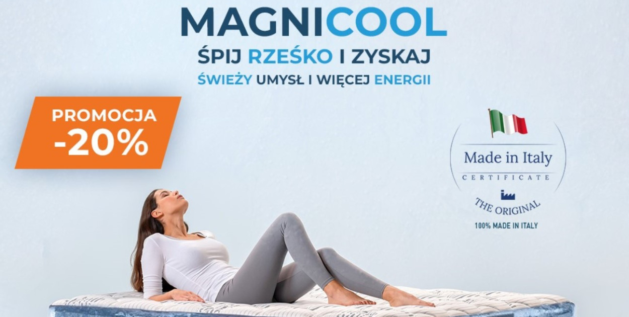 Materac, który zapewnia rześką temperaturę w upalne dni?