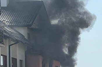 Pożar mieszkania przy ulicy Dąbrówki-9384