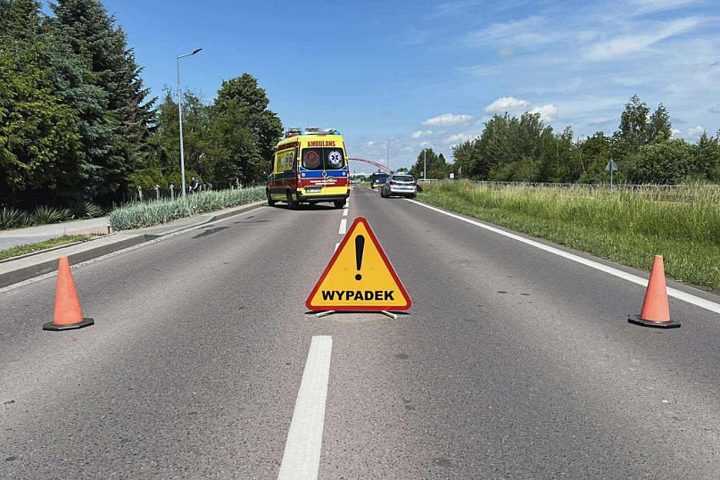 Wypadek na ul. Sienkiewicz - 2 czerwca 2025