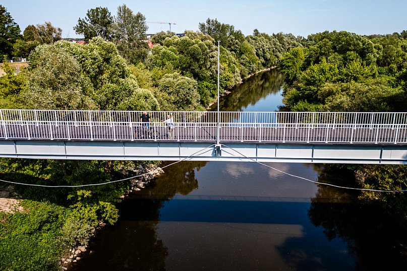 Kładka na Wisłoce po remoncie