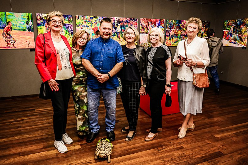 Dotyk abstrakcji - wystawa Mirosława i Alicji Szędziołów