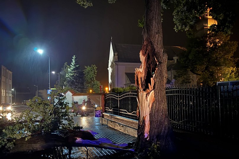 Potężna nawałnica nad Mielcem - 23 czerwca 2025