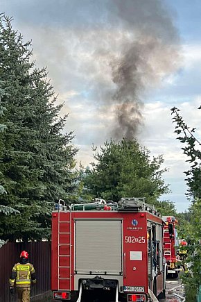 Pożar przy ulicy Królowej Jadwigi-13063
