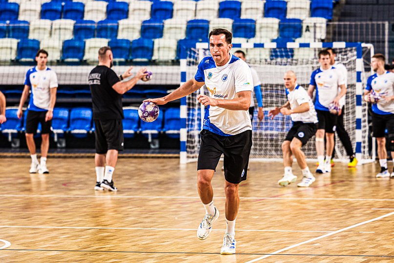 Trening ekstraklasowej Handball Stali Mielec