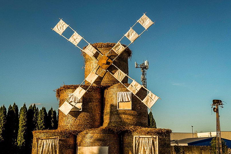 Dożynkowe dekoracje w gminie Wadowice Górne 2025