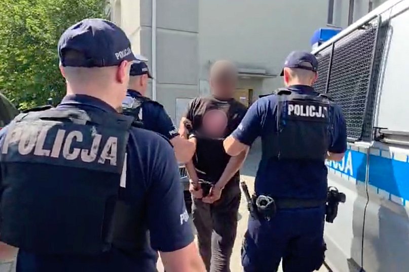 Artur C. w rękach mieleckiej Policji