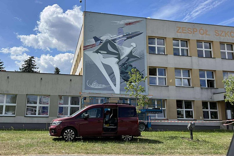 Mural na 30-lecie Specjalnej Strefy Ekonomicznej EURO-PARK Mielec