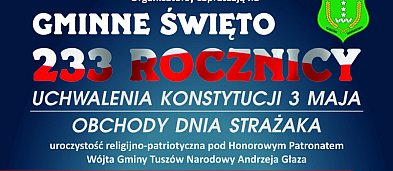 Rocznica uchwalenia Konstytucji 3 Maja w gminie Tuszów Narodowy-2463