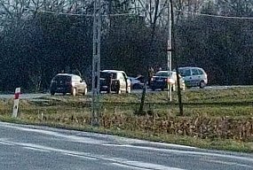 Wypadek na drodze Borowa - Górki. Droga zablokowana-73495