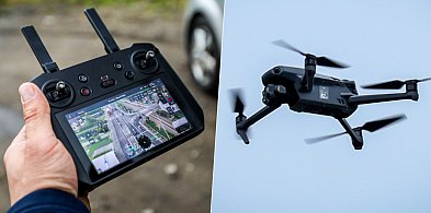 Policyjny dron już nad drogami Mielca i powiatu! Mamy nagranie-84379