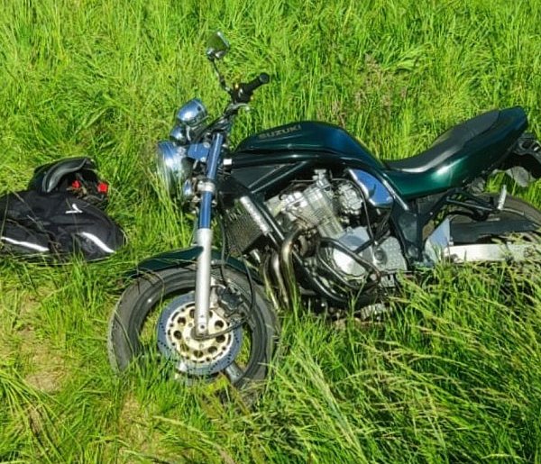 Wypadek motocyklisty w Chorzelowie. Utrudnienia-85056