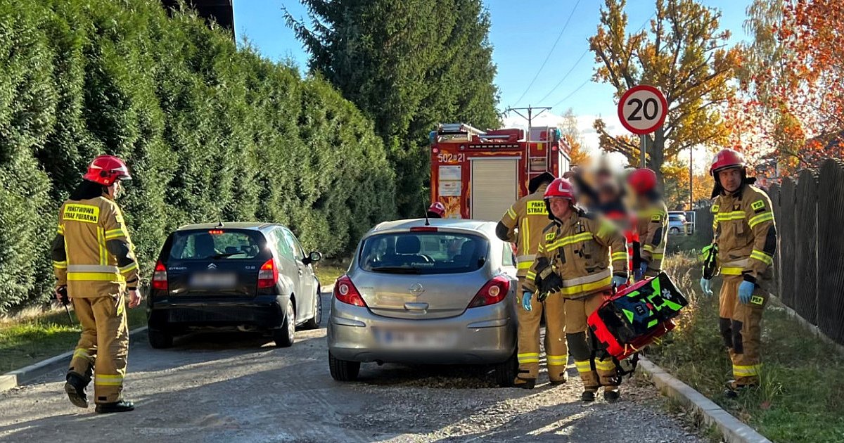 Wypadek na ul. Królowej Jadwigi. Poszkodowany mężczyzna - HEJ.MIELEC.PL