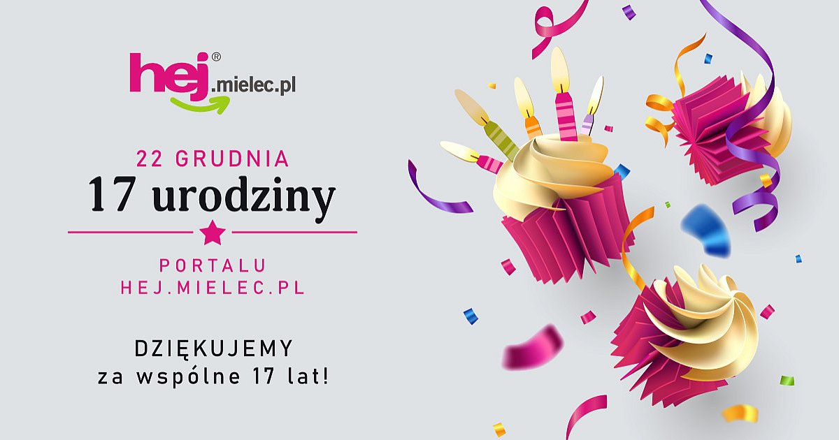 Portal hej.mielec.pl ma już 17 lat!