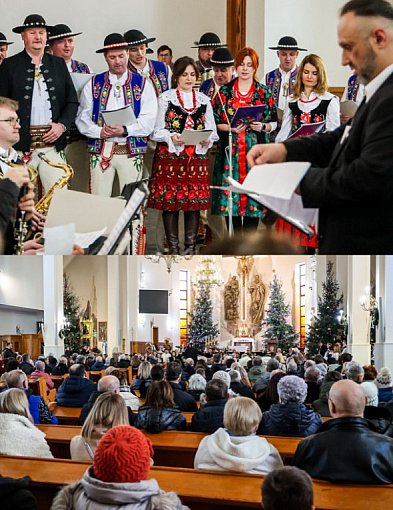 Orkiestra Dęta i zespół Flisaków wspólnie na Nowy Rok! [FOTO]-92531