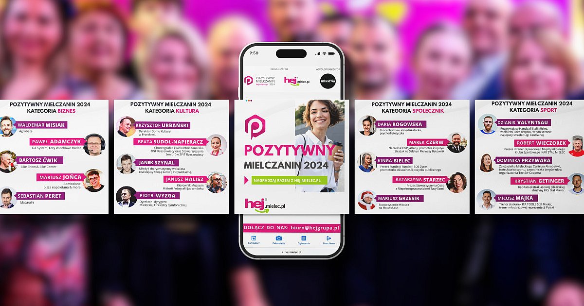 Plebiscyt Pozytywny Mielczanin! GŁOSUJ! - HEJ.MIELEC.PL