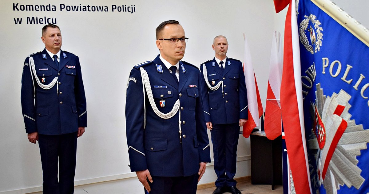 Nadkomisarz Paweł Leś oficjalnie Komendantem Powiatowym Policji w Mielcu​ [FOTO] - HEJ.MIELEC.PL