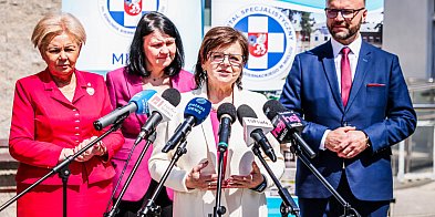 Minister Zdrowia odwiedziła szpital i pogotowie [WIDEO]-96924