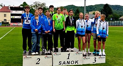 Młodzi lekkoatleci z LKS Stali Mielec z medalami i rekordami w Sanoku-96946