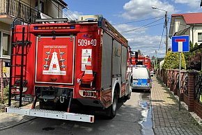Pożar garażu na Starym Mieście-97393