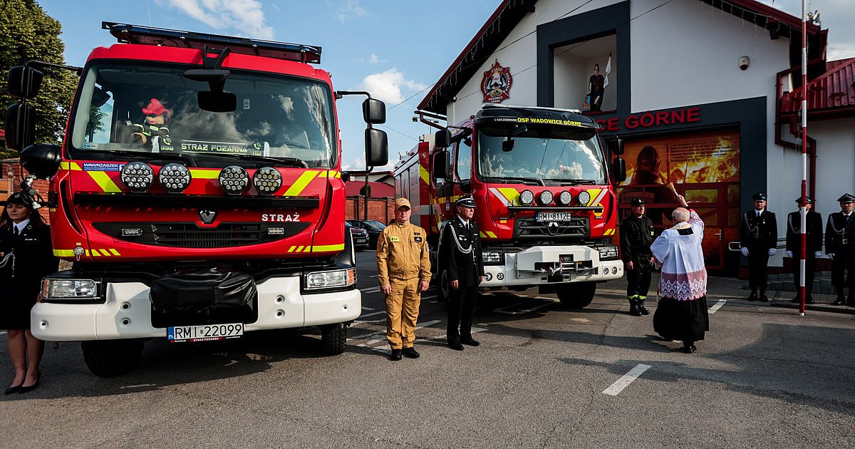 Nowy wóz strażacki w Wadowicach. Kupili jeden, a są dwa [FOTO] - HEJ.MIELEC.PL