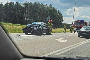 Wypadek pod wiaduktem w Tuszowie Narodowym-97438