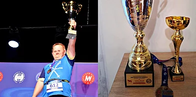 Dawid Wiktor na podium Mistrzostw Europy Nordic Walking-97660