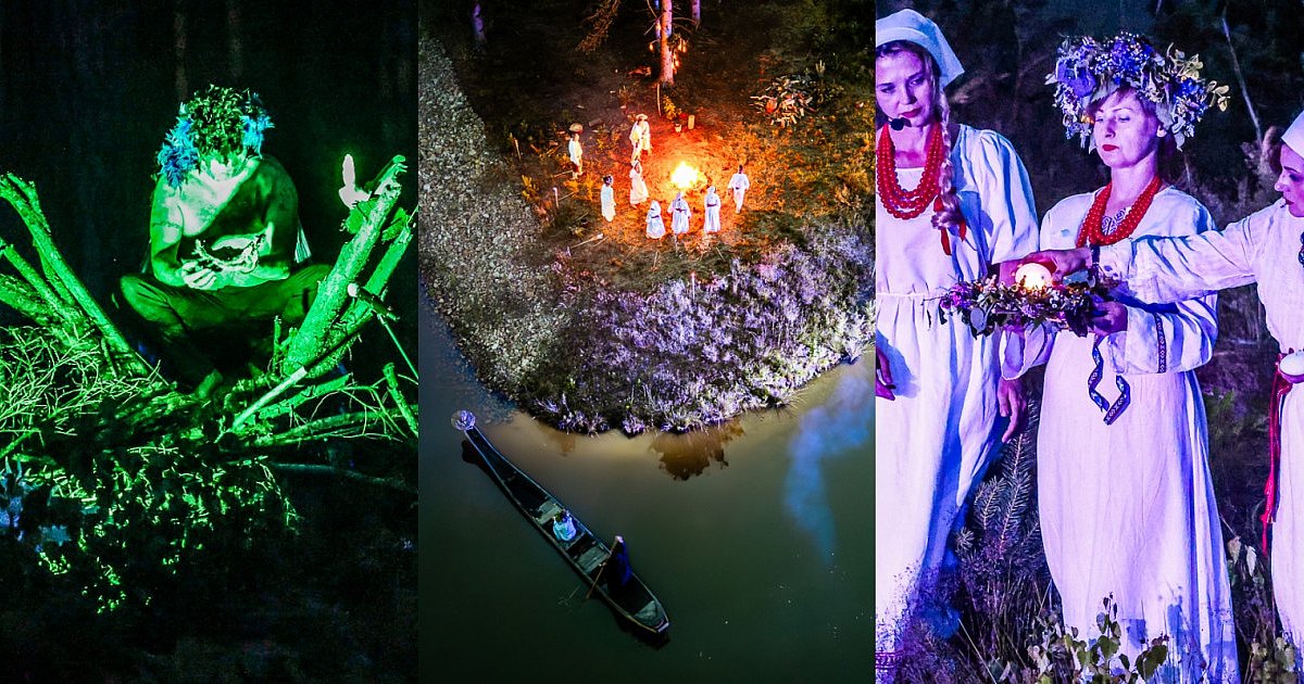 Magiczna Noc Świętojańska na leśnej wyspie [FOTO, WIDEO] - HEJ.MIELEC.PL